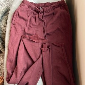 Skims wide leg sweatpants